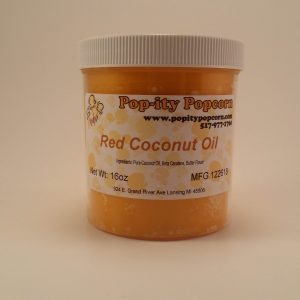 Coconut Oil with Butter Flavor and Natural Color Popping Oil