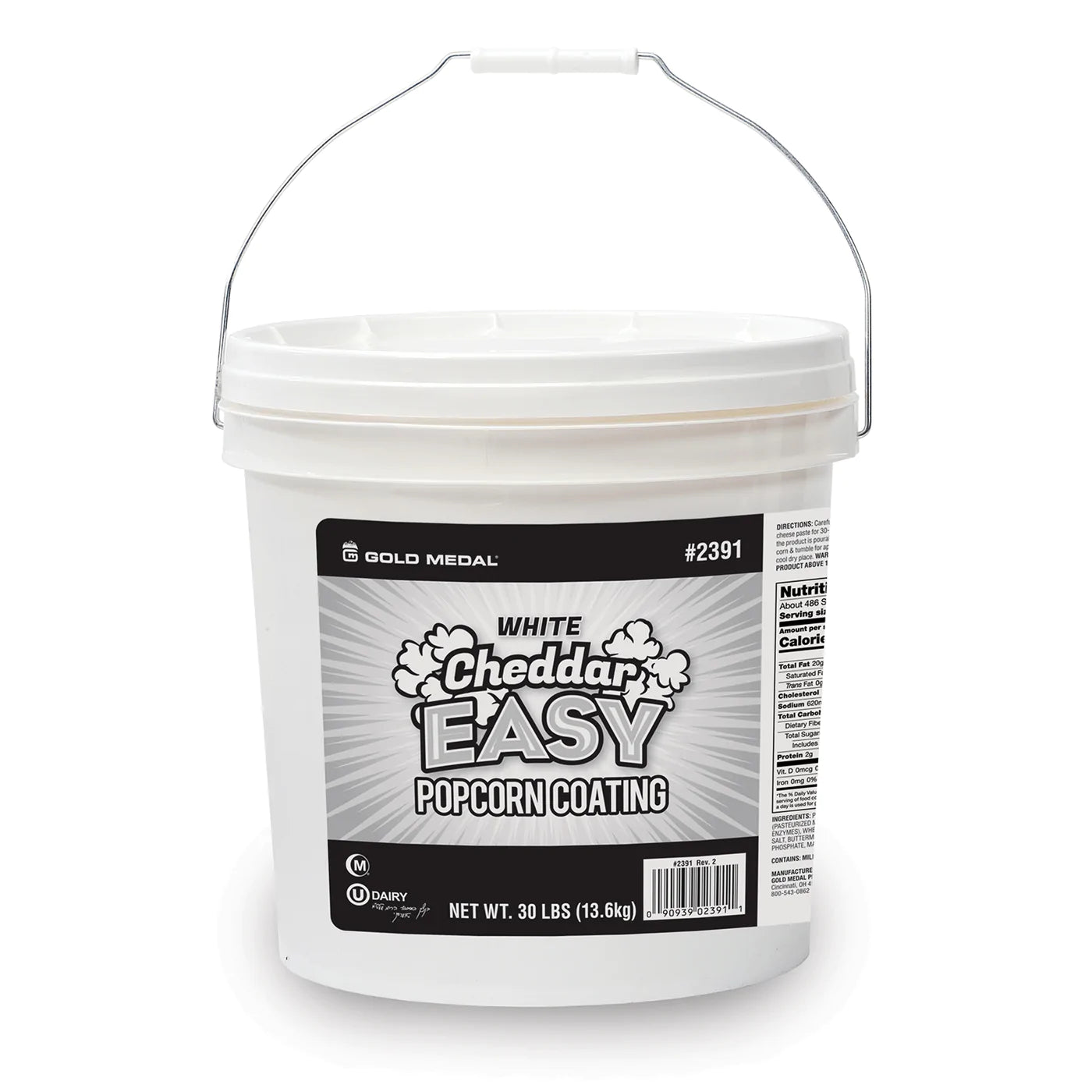 Gold Medal White Cheddar Easy - 30 LB Pail