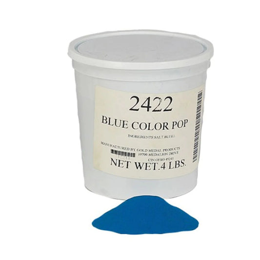 Gold Medal Blue Color Popcorn Salt - 4 LB Tub