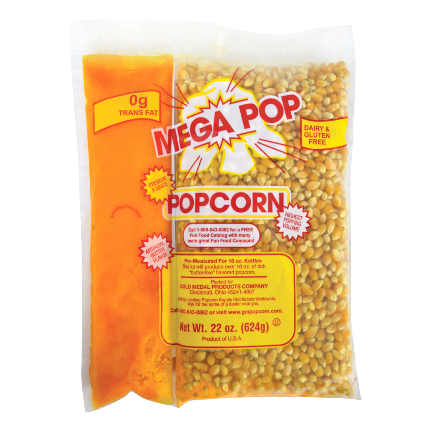 Gold Medal 16oz Corn/Oil/Salt kit