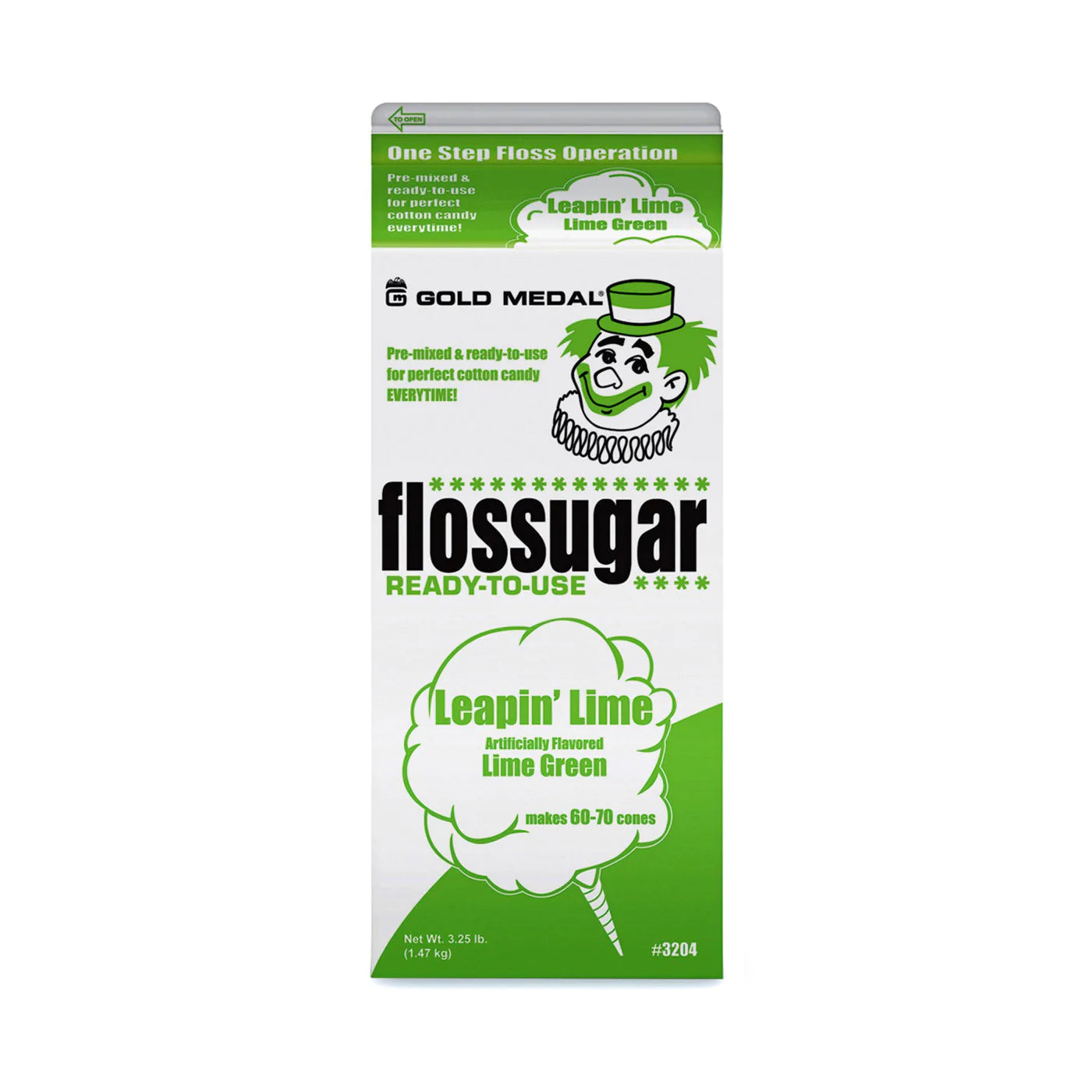 Gold Medal Lime Flossugar