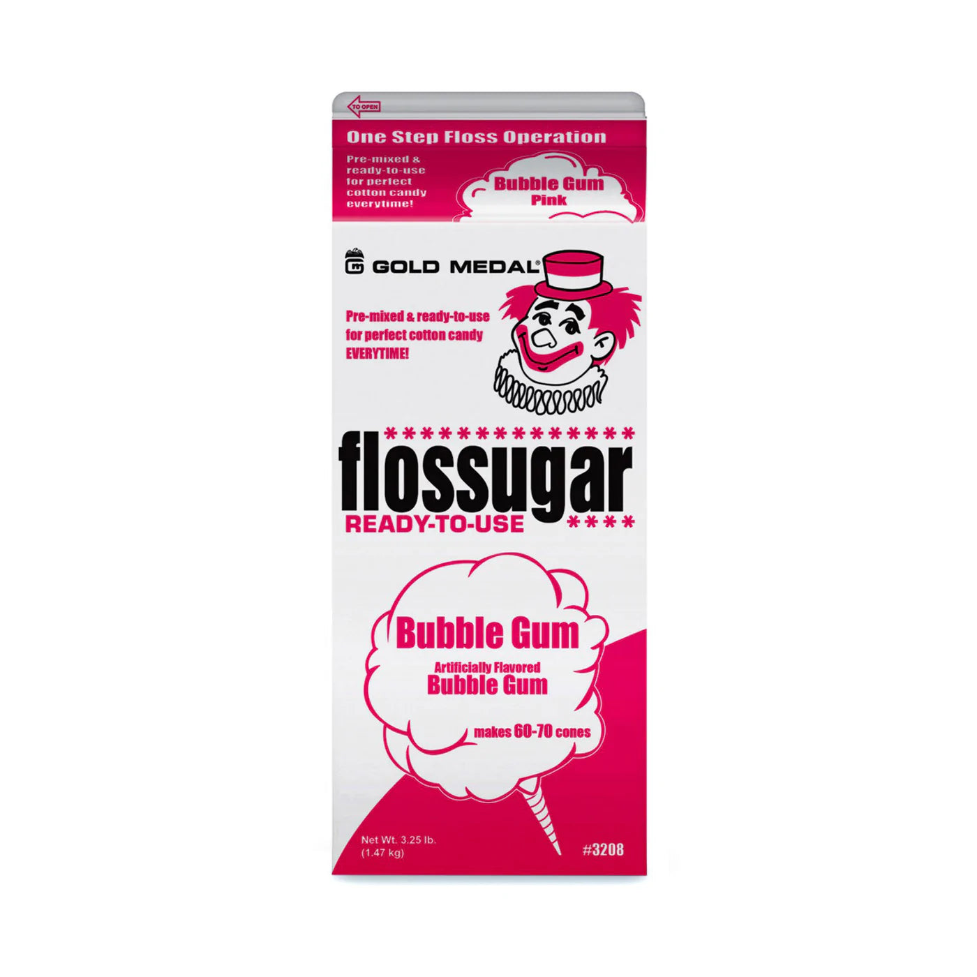 Gold Medal Bubble Gum Flossugar