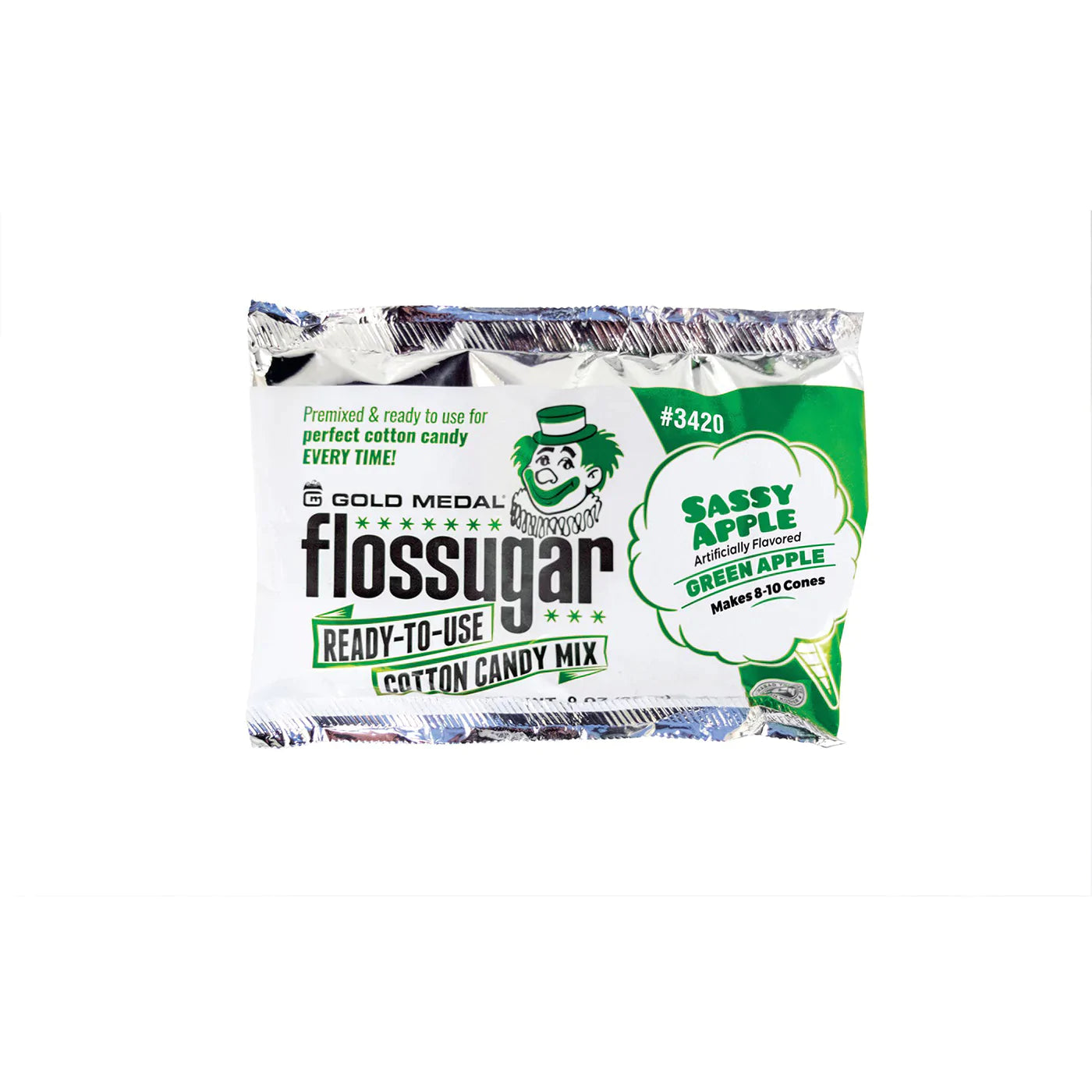 Gold Medal Green Apple Flossugar