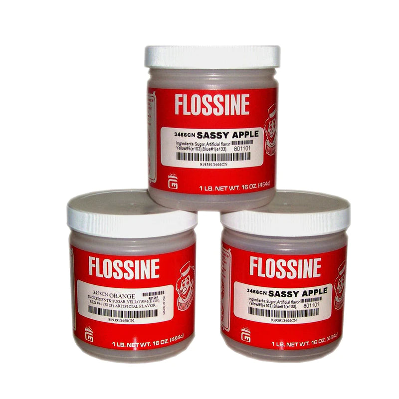 Gold Medal Blue Raspberry Flossine - 1 LB Can