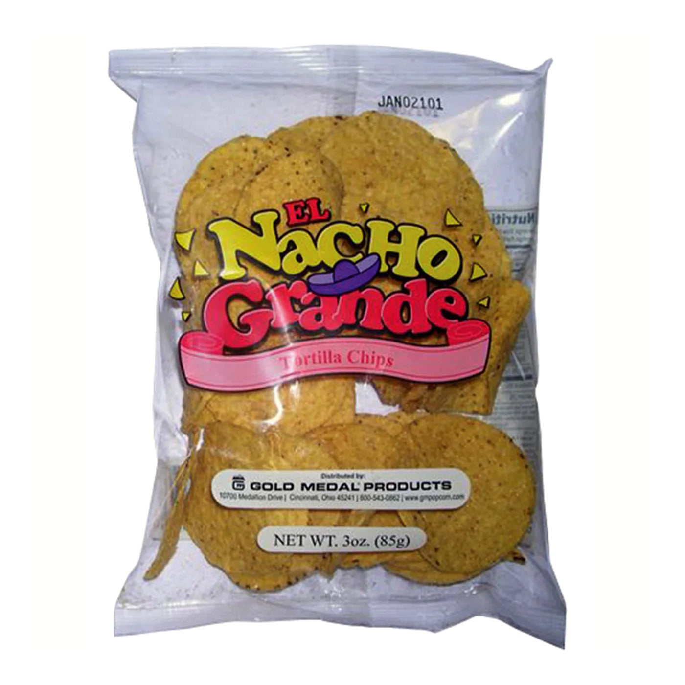 Gold Medal Nacho Chips 48 CT 3 OZ Bags