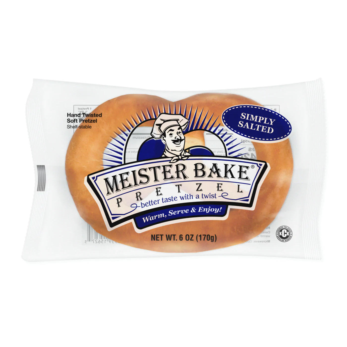 Gold Medal Meister Bake Salted Pretzel - 48 CT