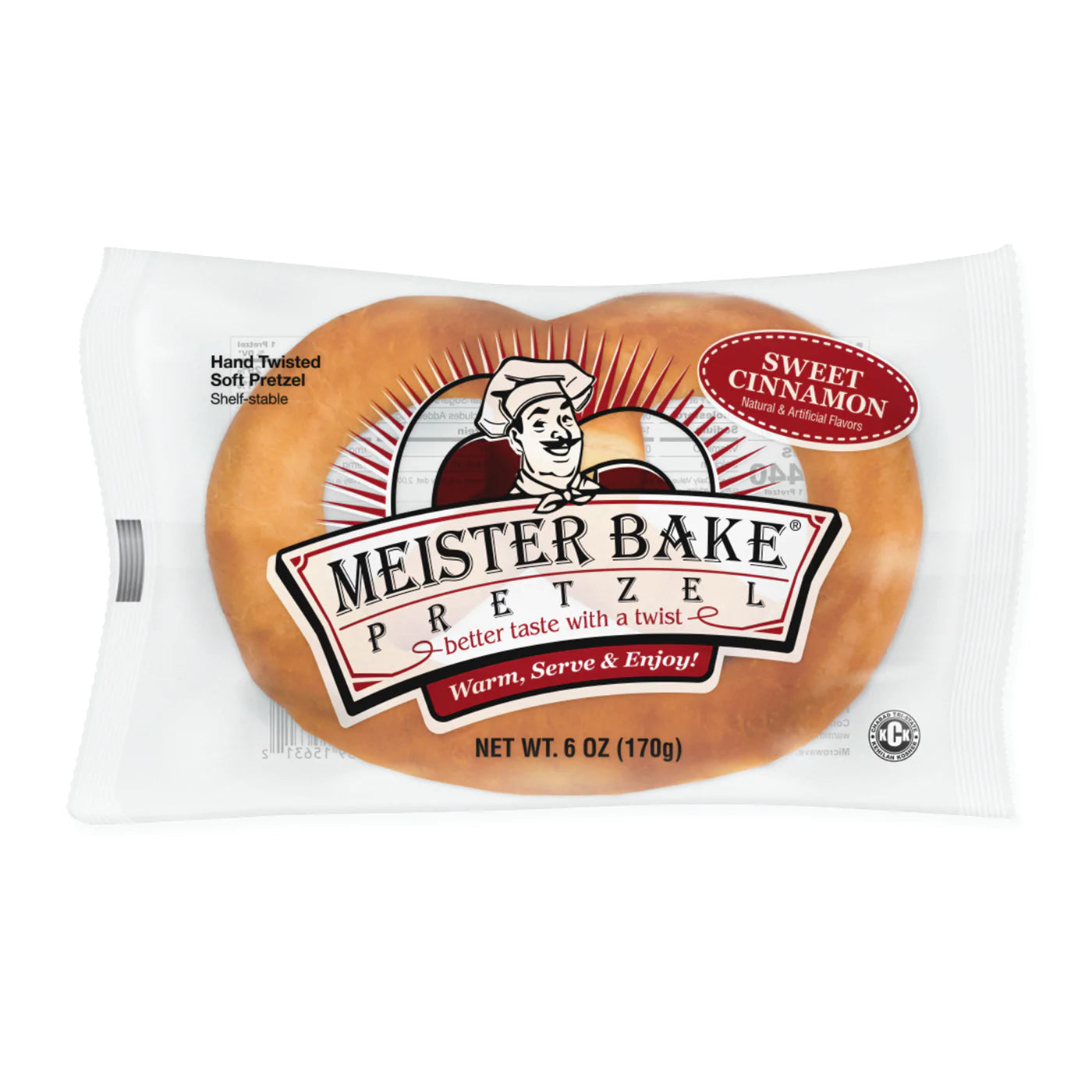 Gold Medal Meister Bake Cinnamon Pretzel - 48 CT