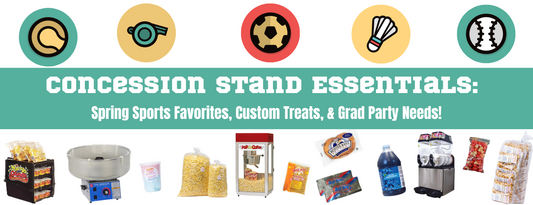 Elevate Your Concession Stand this Spring: Favorite Items, Custom Treats, Machines and Rental Machines!