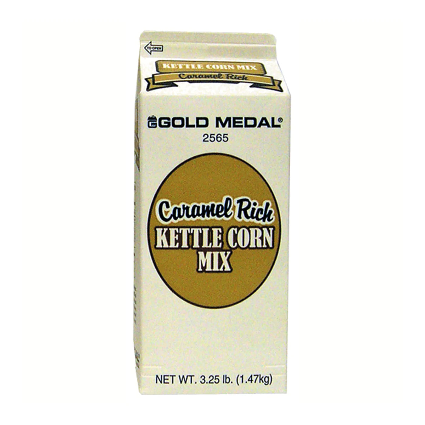 Gold Medal Caramel Rich Kettle Corn Mix, 3.25-lb. carton - Case Count: 6