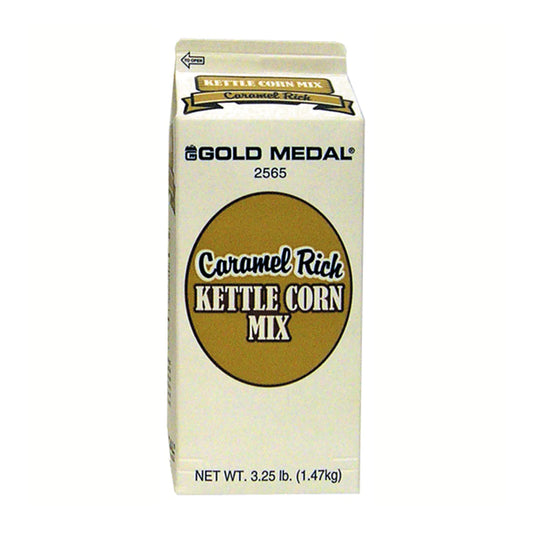 Caramel Rich Kettle Corn Mix, 3.25-lb. carton - Case Count: 6
