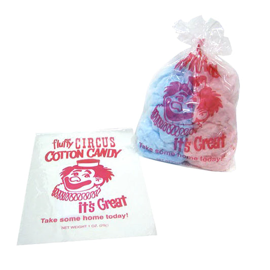 Printed Cotton Candy Bags 1000/cs