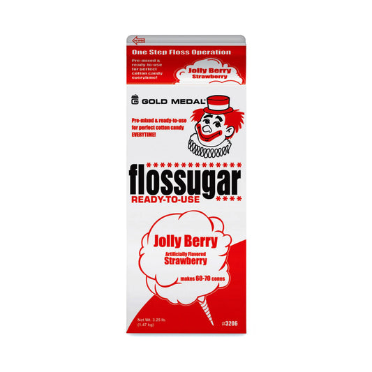 Gold Medal Jolly Berry (Strawberry) Cotton Candy Flossugar