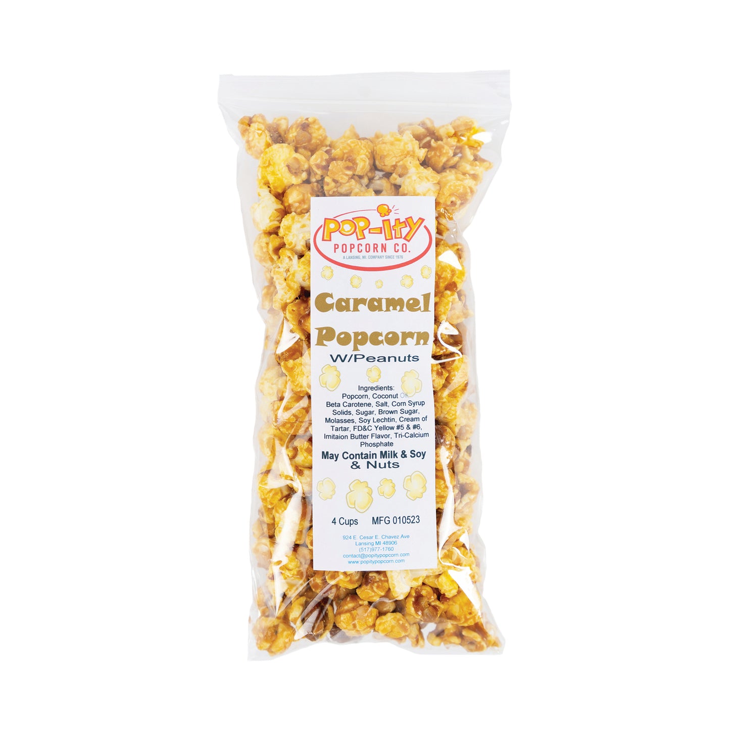 Caramel Corn-With Peanuts